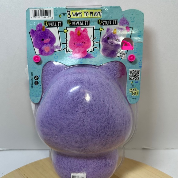 Fluffie Stuffiez UNICORN Purple Surprise Reveal Unboxing Collectible Plush New - Picture 5 of 5